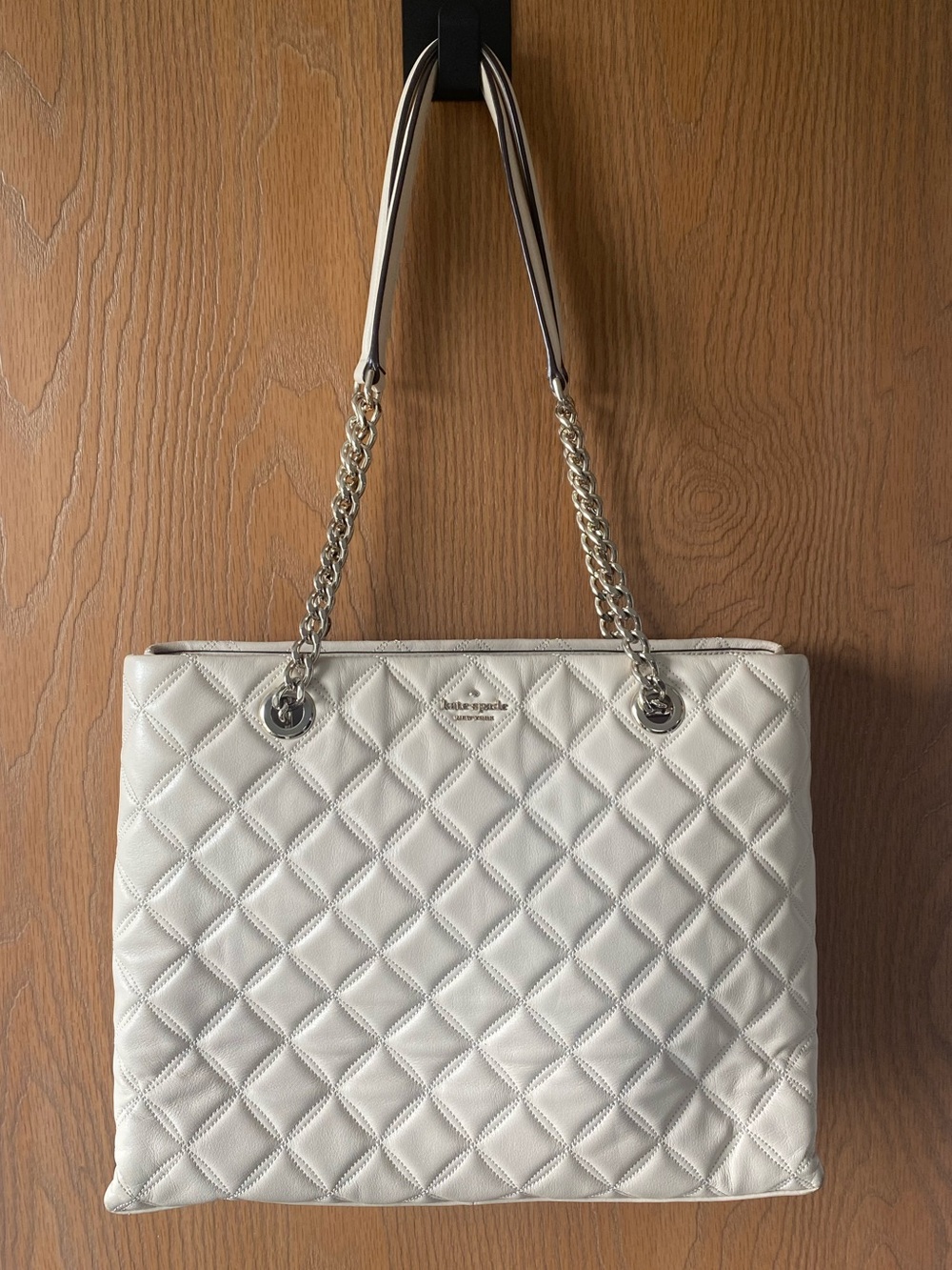 Kate Spade Cream Chain-Handle Shoulder Bag
